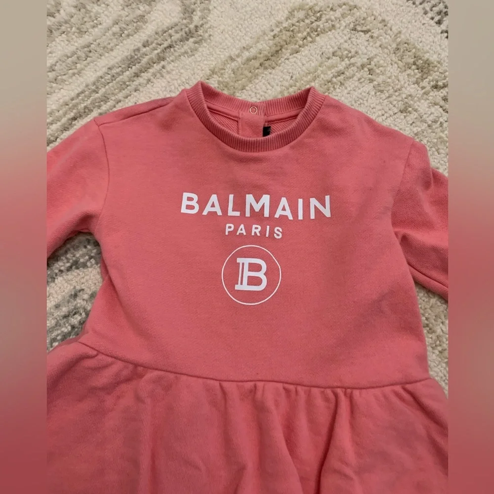 Balmain Kids Casual Dress in Pink - Picture 3 of 6